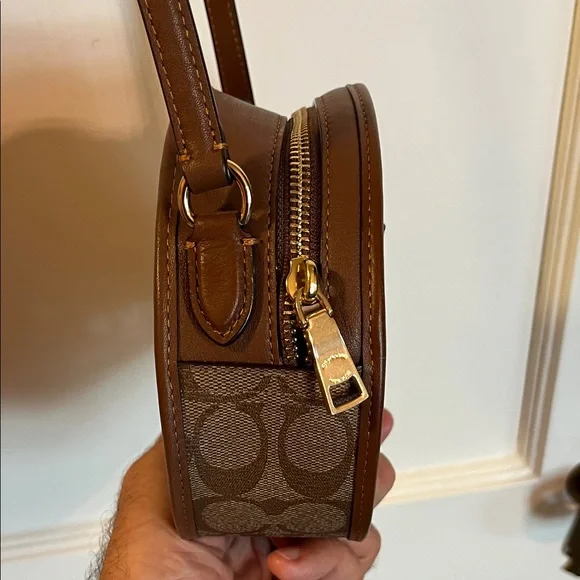 Special Edition Coach by Keith Haring Brown and Tan Mini Canteen Crossbody - Picture 9 of 10